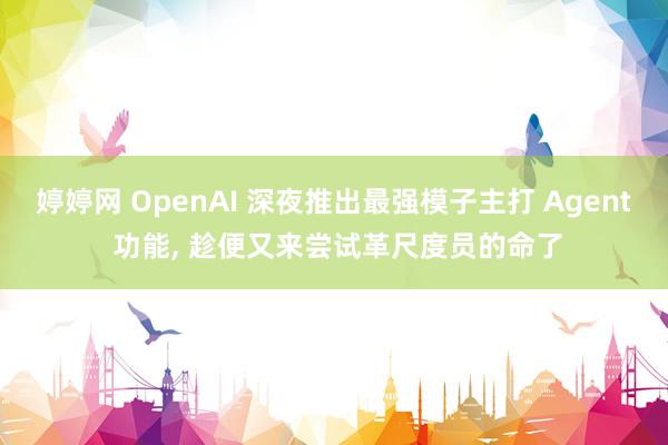 婷婷网 OpenAI 深夜推出最强模子主打 Agent 功能， 趁便又来尝试革尺度员的命了
